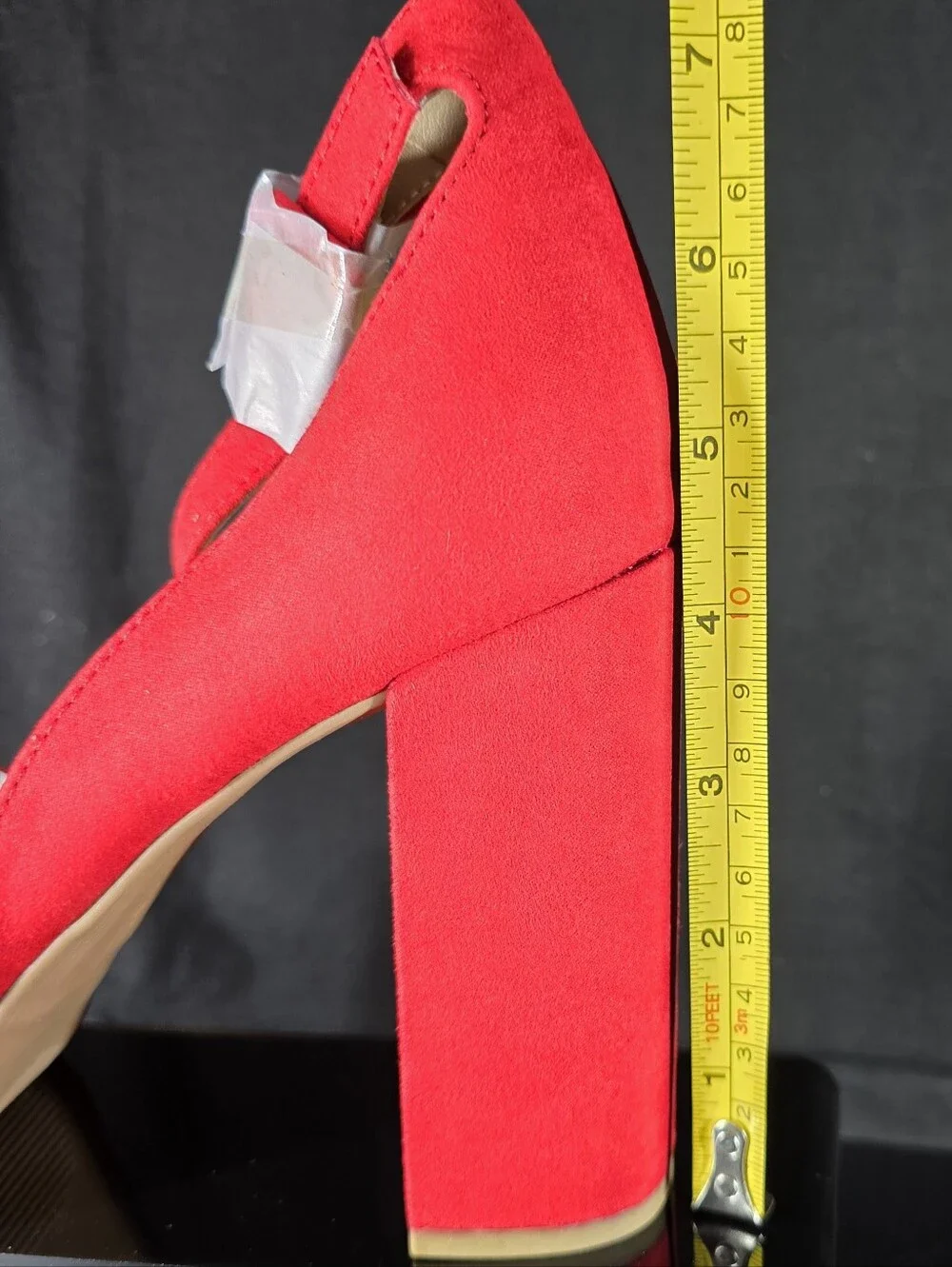 Sun + Stone “Reemaaf” Red Platform Heels – Size 8.5 – New in Box